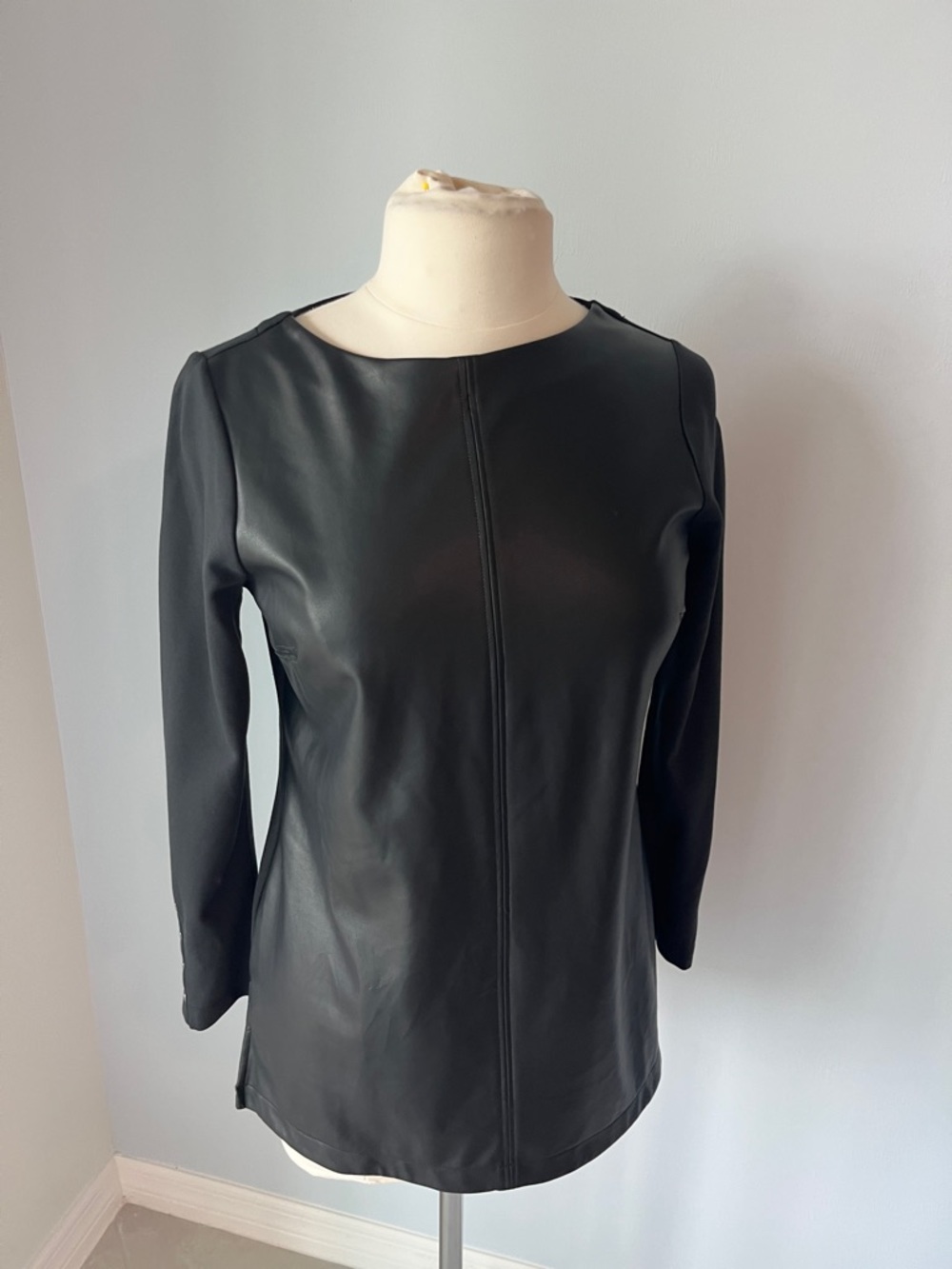 Chico’s Faux Leather Top